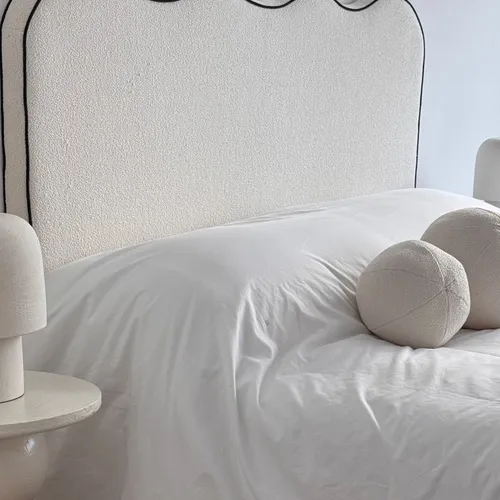 Respaldo PISSIS Vivo- Tapizado en Blanco, Uruguay | Octo